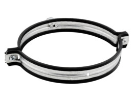 Suspension bracket for spiro tube O 355mm with rubber insert