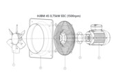 HJBM 45 0 75KW EEC  1500RPM 