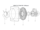 HJBM 50 0 75KW EEC  1500RPM 