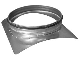 Saddle piece 90  450/450 - placed with rubber