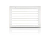 Grille murale simple deflexion en acier KSH 200X100 in RAL9010