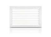 Grille murale simple deflexion en acier KSH 600X200 in RAL9010