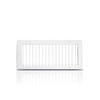 Grille a simple deflexion avec registre droit pour conduits ronds