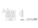 Single deflection grille with straight damper for round ducts